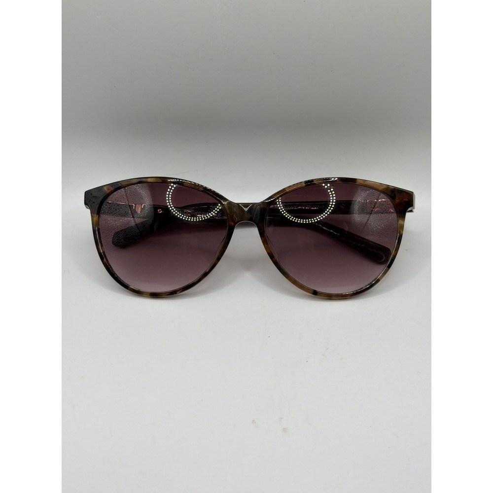 Swarovski Sunglasses Womens 58mm Brown Tortoise Crystal SW123-H 52F